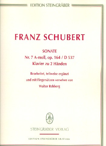 Sonate a-Moll Nr.7 D537 op.164