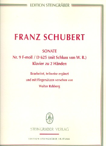 Sonate f-Moll Nr.9 D625 (mit Schluss)