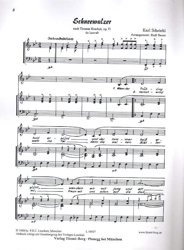 Schneewalzer op.71