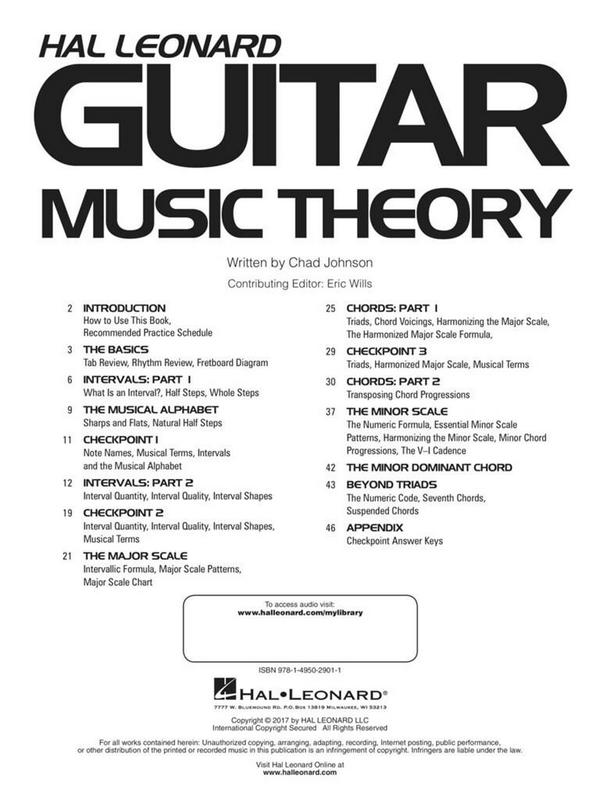 HL00148390 Guitar Music Theory Book (+Online Audio Access)
