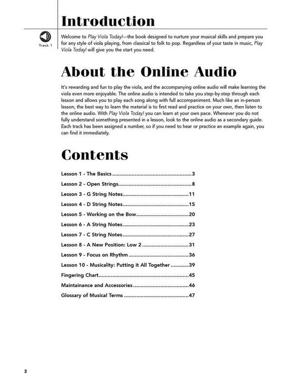 Play Viola Today! (+Online Audio)