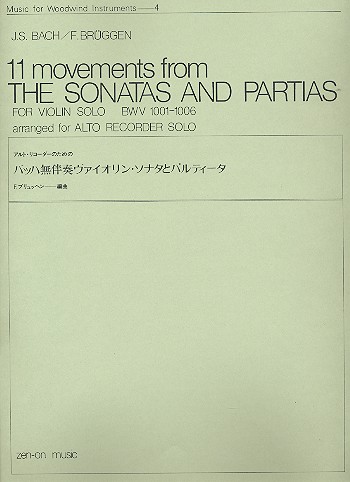 11 Movements from Sonatas and Partitas BWV1001-1006   