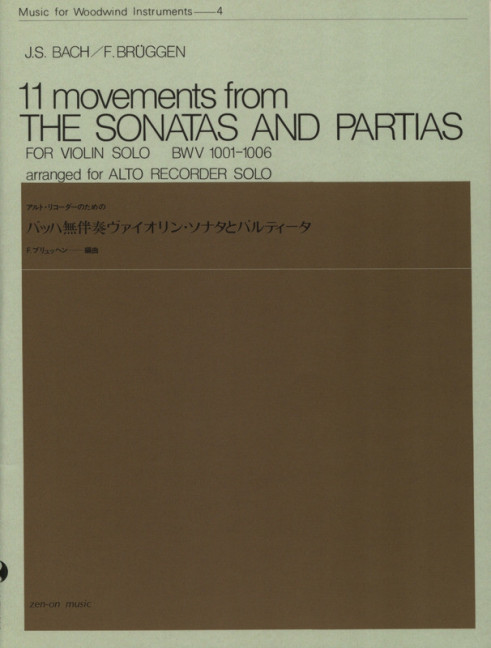 11 Movements from Sonatas and Partitas BWV1001-1006   