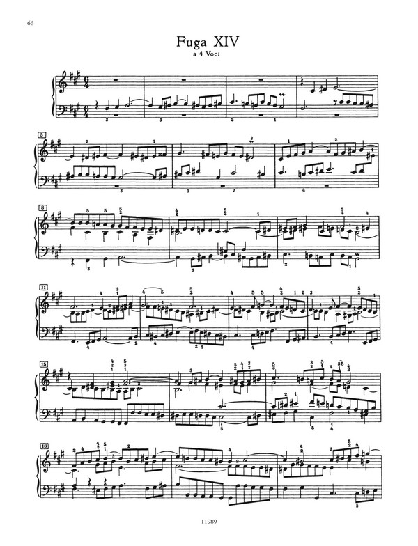 Das wohltemperierte Klavier Teil 1 BWV846-869