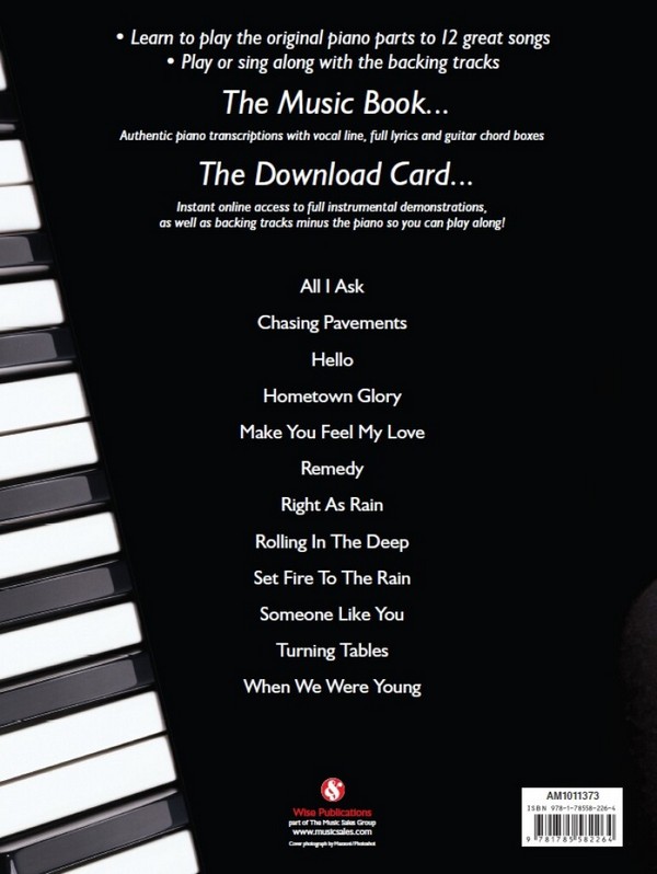 Play Piano with Adele (+Download Card)