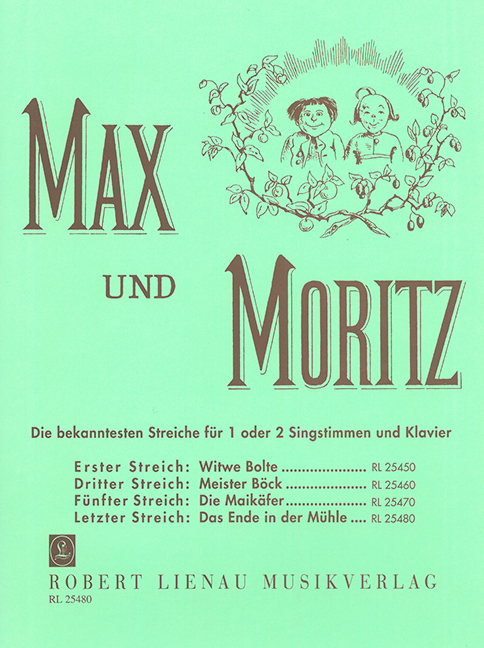 Max und Moritz, letzer Streich 'Das Ende in der Mühle'