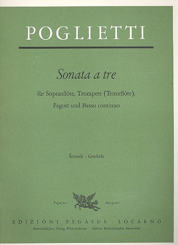 Sonata a tre für Sopranblockflöte,