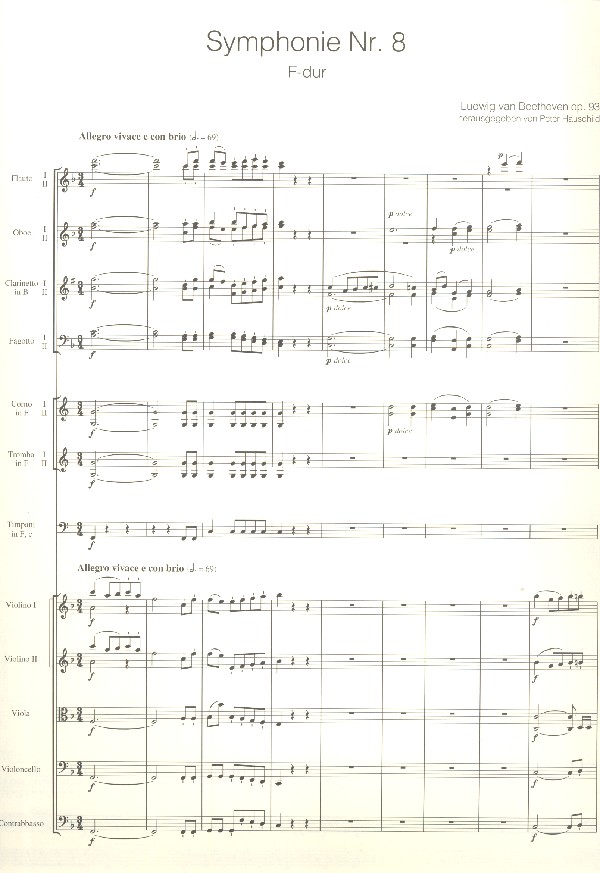 Sinfonie F-Dur Nr.8 op.93