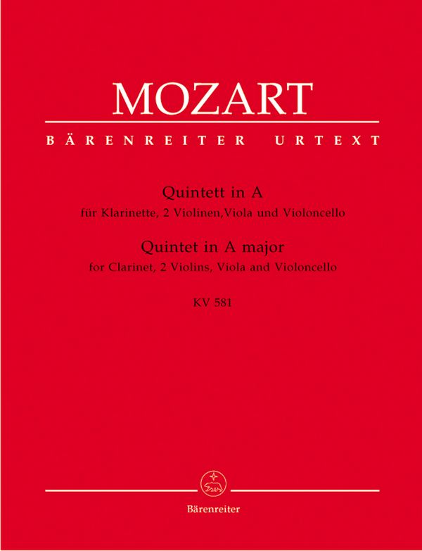 Quintett A-Dur KV581 