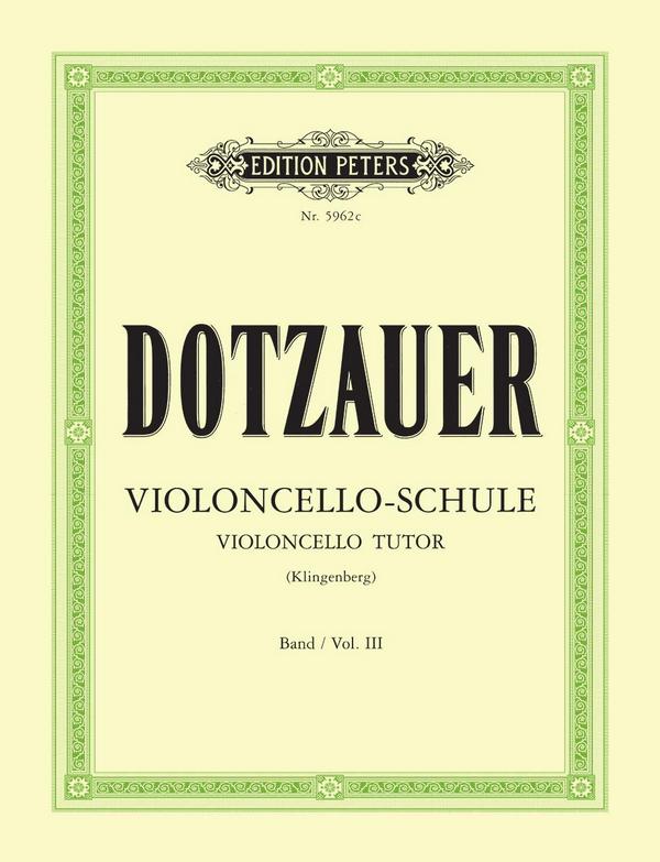 Violoncelloschule Band 3 Übrige Lagen