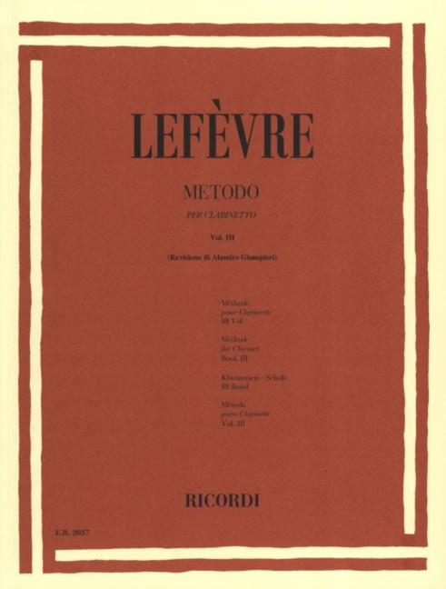 Metodo per clarinetto vol.3