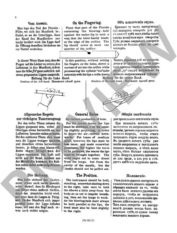 Schule für Piccoloflöte