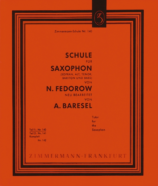 Schule für Saxophon Band 1