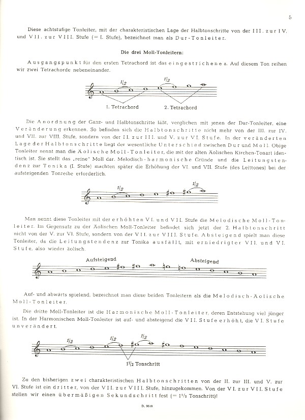 Tonleiterfibel Band 1 Theoretische