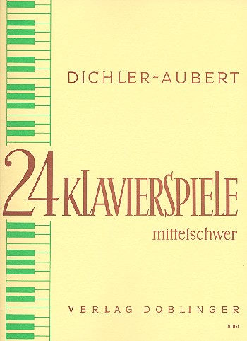 24 Klavierspiele für mäßig