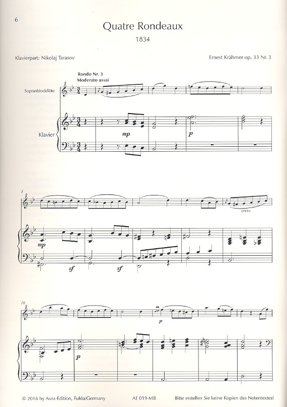 4 Rondeaux op.33 Band 2
