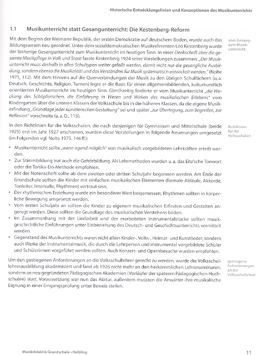 Musikdidaktik Grundschule