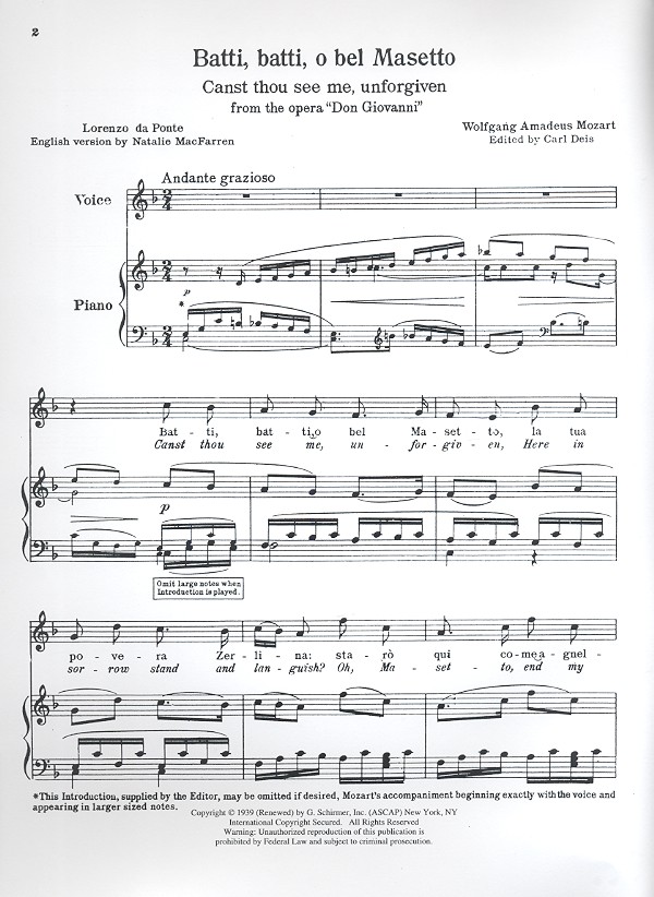 Batti batti o bel masetto