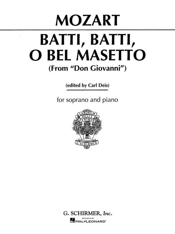 Batti batti o bel masetto