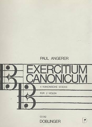 Exercitium canonicum - 4 kanonische Stücke