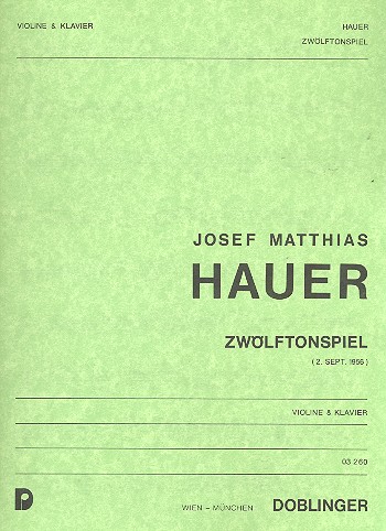 ZWOELFTONSPIEL FUER VIOLINE UND