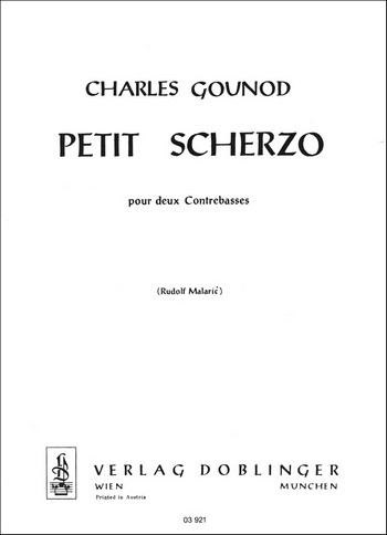 Petit Scherzo für 2 Kontrabässe