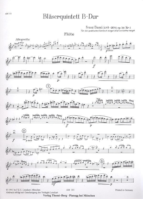 Quintett B-Dur op.56,1