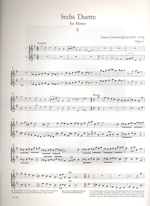 6 Duette op.5 Band 2 (Nr.4-6)