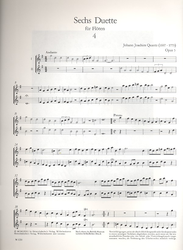 6 Duette op.5 Band 2 (Nr.4-6)