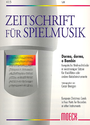 Dorma, dorma o Bambin - Europäische Weihnachtslieder 