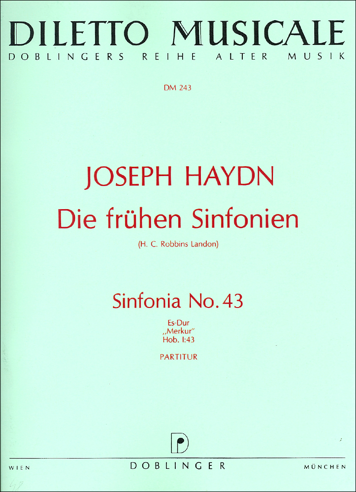 Sinfonie Es-Dur Nr.43 Hob.I:43