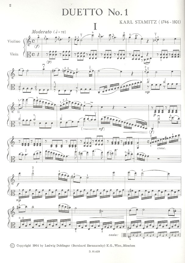 Duett C-Dur op.10,1