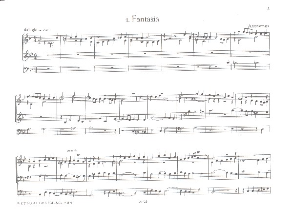 Freie Orgelvorspiele: Vorbachischer Zeit - Heft 1