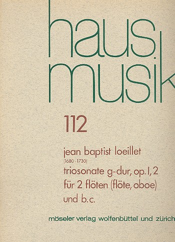 Triosonate G-Dur op.1,2