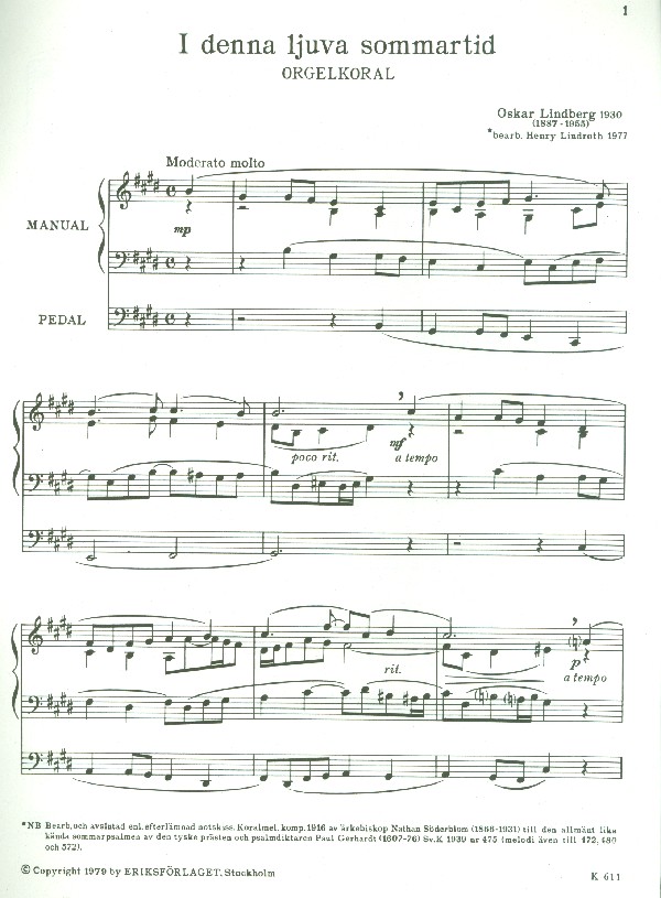 I denna ljuva sommartid oppost.