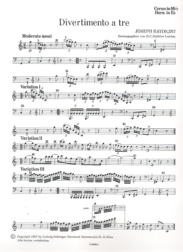 Divertimento Es-Dur Hob.IV:5