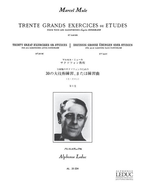 30 grands Exercices ou études d'après Soussmann vol.1