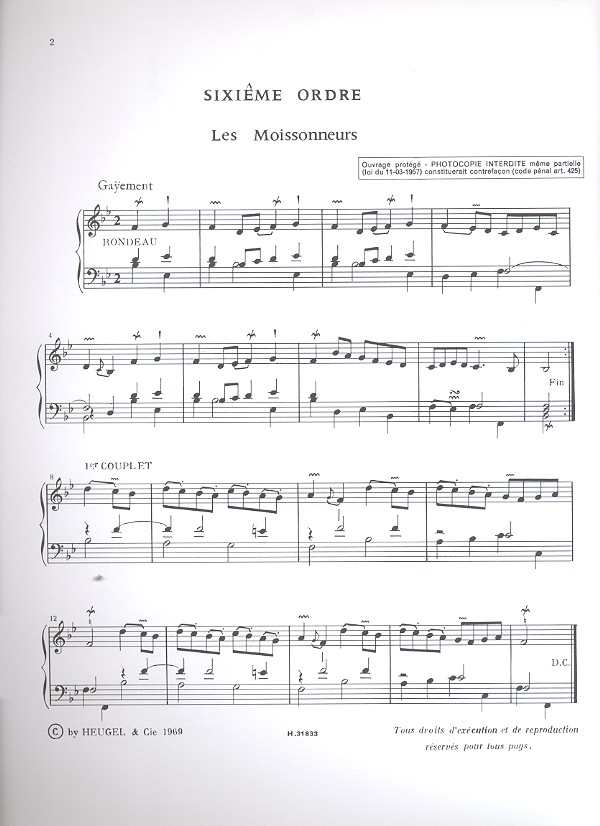 Pièces de clavecin vol.2