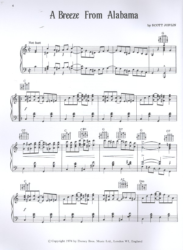 It's easy to play Ragtime: for