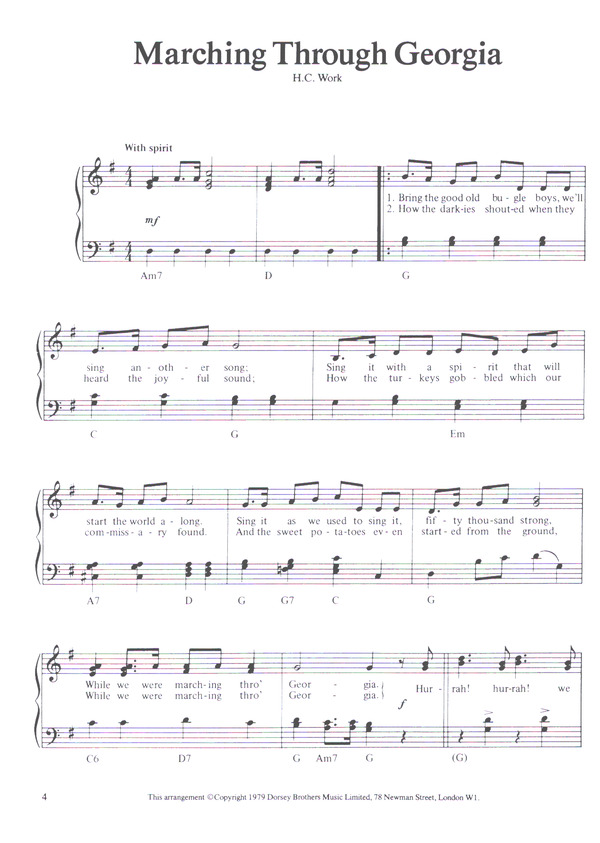 It's easy to play Marches