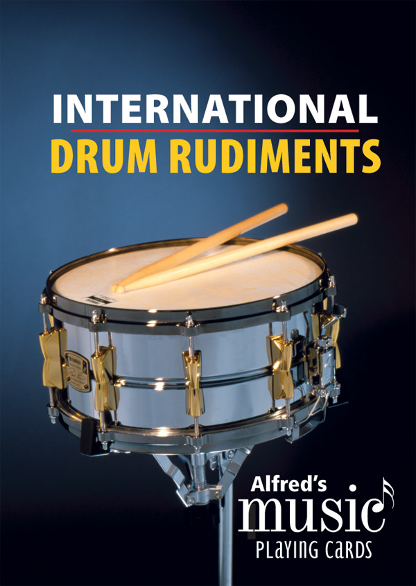 Music Playing Cards International Drum Rudiments