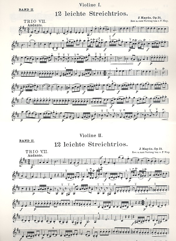 12 Streichtrios op.21 Band 2 (Nr.7-12)