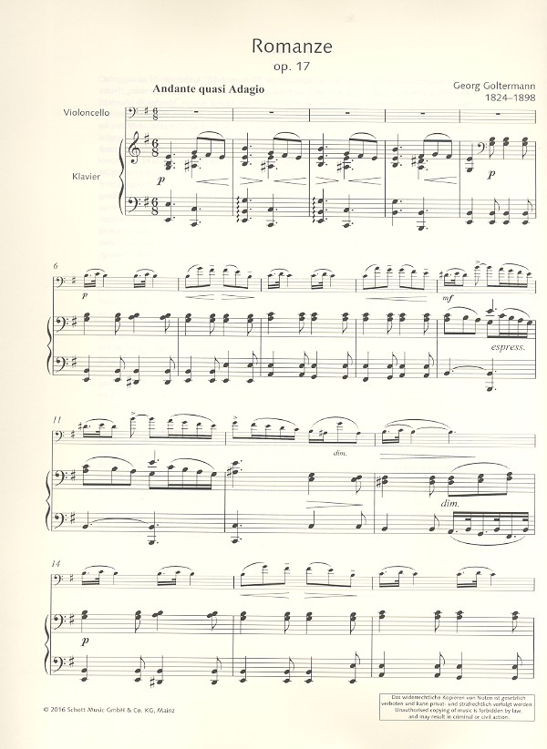 Romanze e-Moll op.17