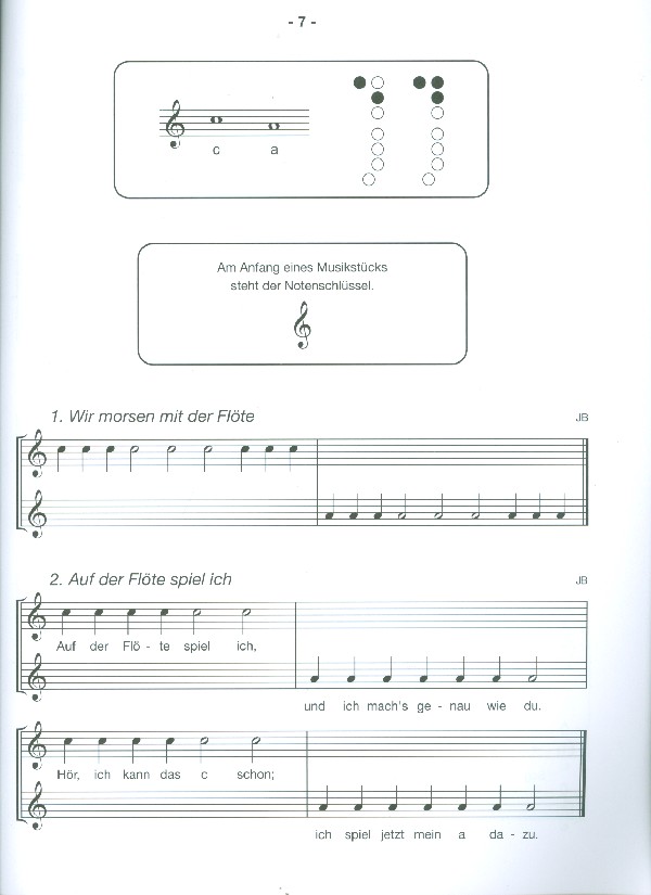 Anfang auf der Sopranblockflöte Band 1