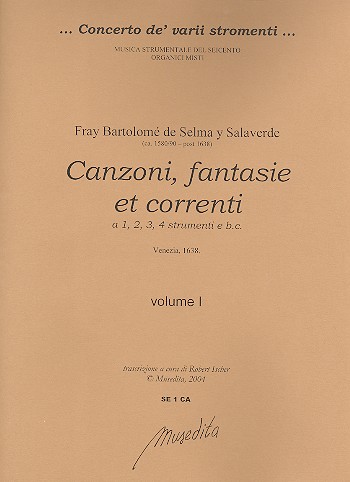 Canzoni, fantasie et correnti vol.1-4