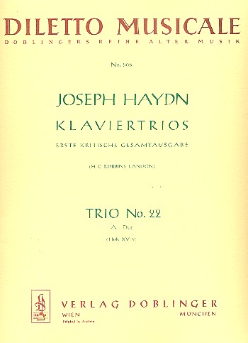 Klaviertrio A-Dur Nr.22 Hob.XV:9
