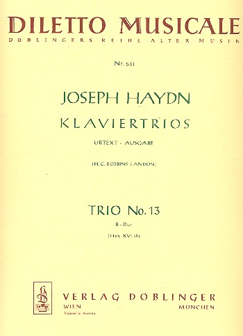 Klaviertrio B-Dur Nr.13 Hob.XV:38