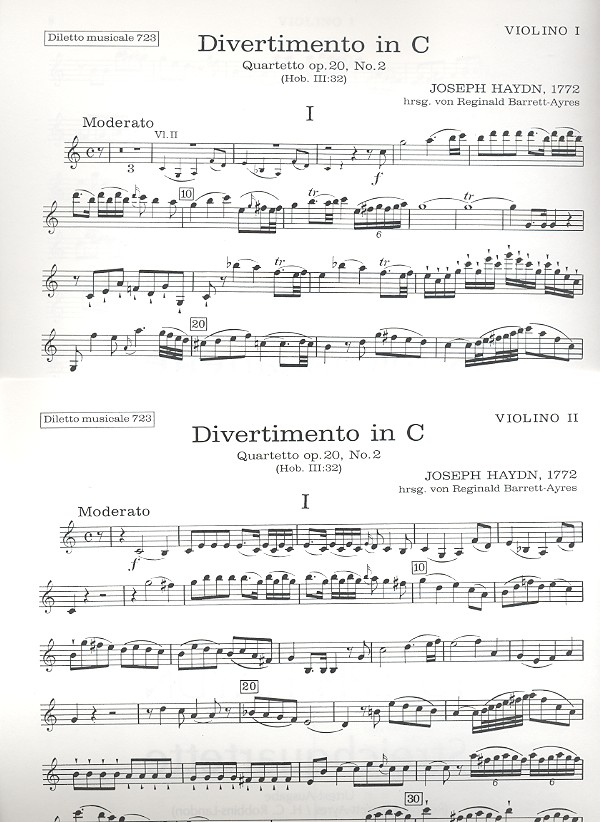 Streichquartett C-Dur op.20,2
