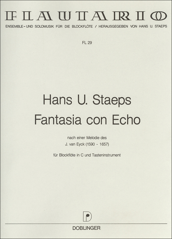 Fantasia con echo für Sopranblockflöte