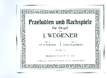 11 Präludien und Nachspiele op.1